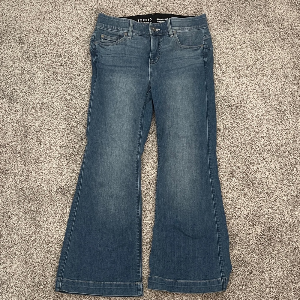 Bombshell High-Rise Flare Jean (Short Inseam)